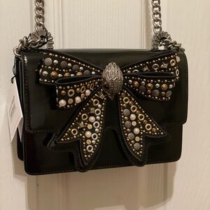 Kurt Keiger black patent leather The Shoreditch Women's Shoulder bag NWT